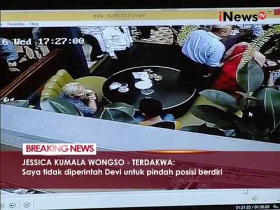 Jessica : saya bergegas saya melihat Mirna pingsan usai meminum kopi - iNews Breaking News 28/09
