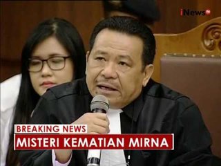 Sidang ke 25 Jessica menghadirkan saksi ahli hukum pidana - iNews Breaking News 26/09