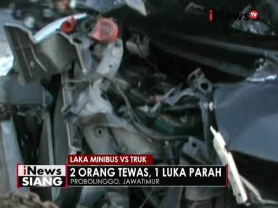Diduga mengantuk & melaju kencang, 1 minibus tabrak truk dan menewaskan 3 orang - iNews Siang 29/09