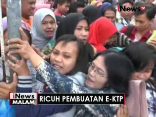 Pembuatan E-KTP di Jombang kembali ricuh - iNews Malam 27/09
