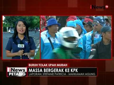 Live report : kondisi terkini demo buruh di depan gedung MA- iNews Petang 29/09