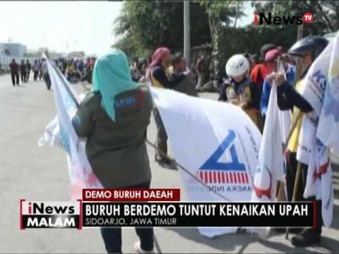 Ribuan buruh penuhi Jakarta untuk tolak Tax Amnesty & tolak upah murah - iNews Malam 29/09