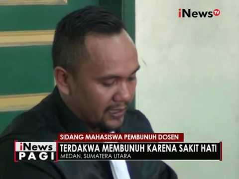 JPU mendakwa mahasiswa pembunuh dosen di Medan dengan hukuman mati - iNews Pagi 30/09