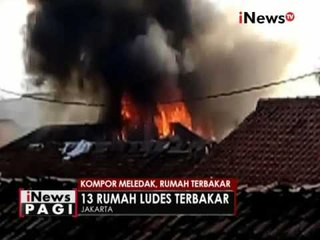 Kompor meledak, 13 rumah di Cilandak dilalap si jago merah - iNews Pagi 30/09
