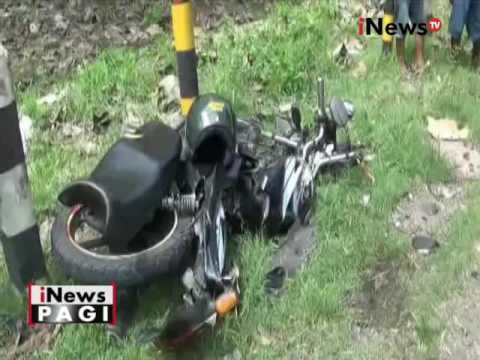 Diduga rem blong, bus tabrak 3 mobil dan 1 sepeda motor - iNews Pagi 30/09