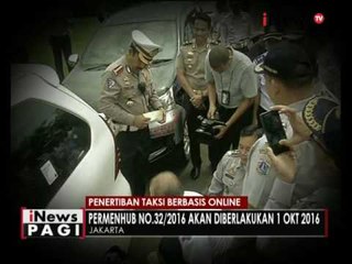 Pemerintah perpanjang waktu untuk pemilik taksi online untuk penuhi persyaratan - iNews Pagi 30/09