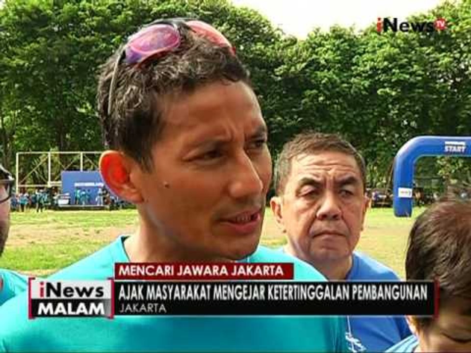 Sandiaga Uno bersama relawannya lakukan lari pagi sejauh 5 KM di Jakpus - iNews Malam 02/10