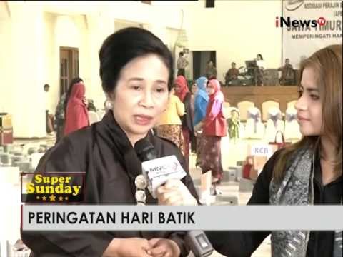 Live report : peringati hari Batik, Jatim gelar acara Jatim Membatik - iNews Pagi Super Sunday 02/10