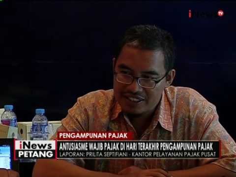 Live report : kondisi terkini di KPP pusat terkait Tax Amnesty tahap 1 - iNews Petang 30/09