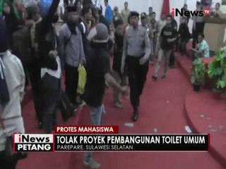 Download Video: Protes Mahasiswa, Tolak proyek pembangunan toilet umum - iNews Petang 03/10