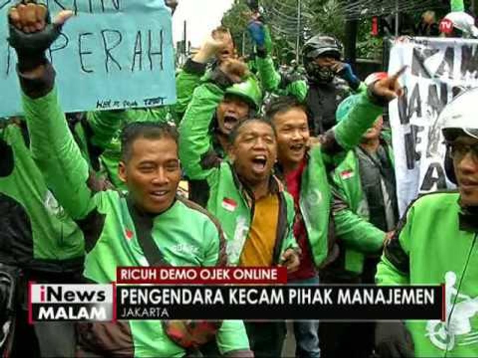 Usai bertemu dengan Pemprov DKI, pengemudi Gojek bubarkan diri pukul 5 sore - iNews Malam 03/10