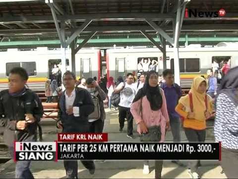 Meski tarif naik, KRL tetap menjadi moda transportasi pilihan masyarakat - iNews Siang 03/10