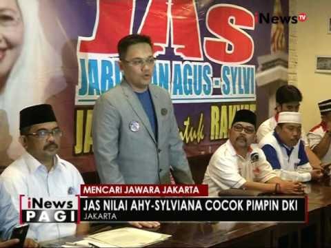 Jaringan Agus Sylvi atau JAS deklarisakan dukungan untuk Agus dan Sylviana - iNews Pagi 04/10