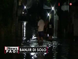 Banjir di Solo rendam 2 kelurahan - iNews Pagi 05/10