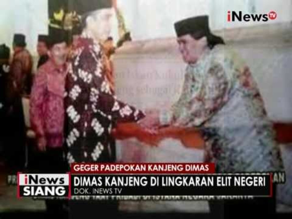 Dimas Kanjeng sudah dikenal para elit negeri dari lama - iNews Siang 03/10