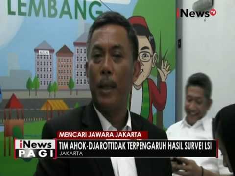 Menanggapi hasil survei LSI, tim pemenangan Ahok - Djarot pasrah - iNews Pagi 05/10