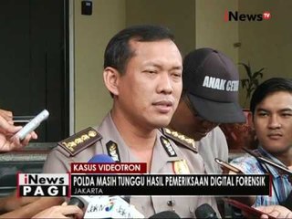 Polda Metro masih menunggu pemeriksaan Digital Forensik untuk kasus videotron - iNews Pagi 04/10