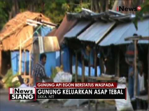 Gunung api Egon di NTT berstatus waspada - iNews Siang 04/10