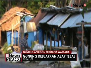 Gunung api Egon di NTT berstatus waspada - iNews Siang 04/10