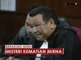 Keterangan ahli benarkan adanya pembunuhan berencana Mirna oleh terdakwa - iNews Breaking News 05/10
