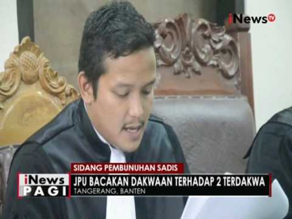 2 terdakwa pemerkosaan & pembunuhan Eno terancam hukuman mati -  iNews Pagi 06/10