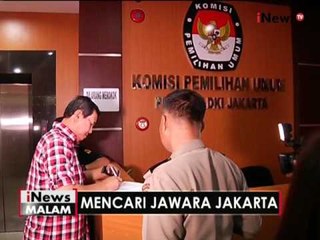 Live report : KPUD DKI tunggu kelengkapan administrasi Paslon Cagub & Cawagub - iNews Malam 04/10