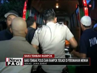 Aksi perampokan bersenjata api terjadi di Bekasi, 1 rampok tewas ditembak petugas - iNews Pagi 06/10