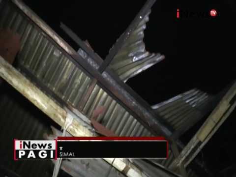 Belasan rumah di 2 desa hancur diterjang angin puting beliung di Simalungun - iNews Pagi 07/10
