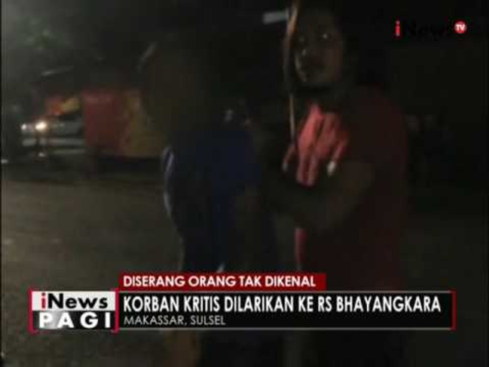 Mabuk-mabukan, seorang pemuda diserang orang tak dikenal di Makassar - iNews Pagi 10/10
