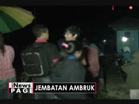 Diguyur hujan 3 hari, sebuah jembatan di Pangandaran roboh - iNews Pagi 10/10