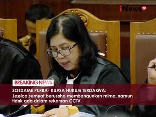 Ketika Mirna minum kopi, Jessica tidak melihat & memperhatikan - iNews Breaking News 12/10