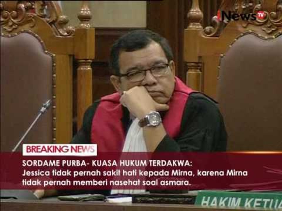 Jessica sempat cerita kepada Mirna tentang mantan pacarnya - iNews Breaking News 12/10