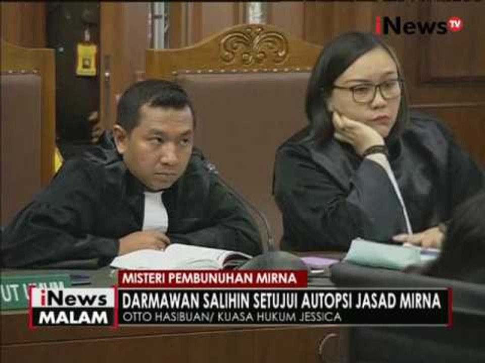 Otto Hasibuan : Darmawan Salihin setujui autopsi jasad Mirna - iNews Malam 13/10