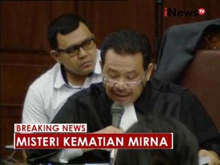 Tidak ada hubungannya isi Whatsapp dengan kematian Mirna - iNews Breaking News 13/10