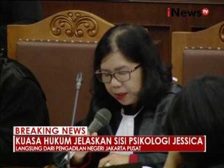 Kuasa Hukum jelaskan sisi psikologi Jessica - iNews Breaking News 13/10
