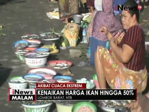 Akibat cuaca ekstrim, harga ikan juga meroket naik - iNews Malam 13/10