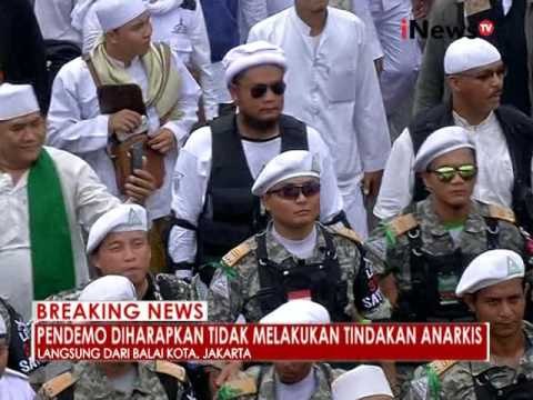 Pangdam Jaya & Kapolda Metro Jaya dampingi jalannya unjuk rasa - iNews Breaking News 14/10