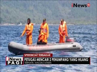 Basarnas masih mencari 2 korban hilang korban speedboat terbakar - iNews Pagi 17/10