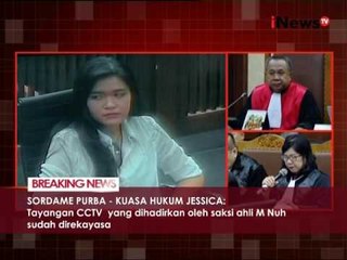 Kuasa hukum : Jessica memilih meja atas permintaan Mirna - iNews Breaking News 20/10