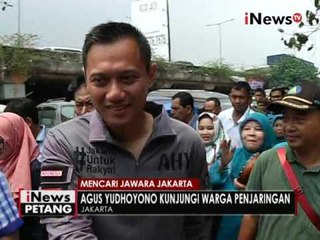 Agus-Sylviana kunjungi warga Penjaringan, Jakut - iNews Petang 21/10