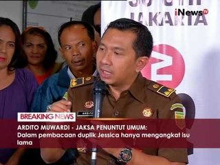 JPU : Dalam pembacaan duplik Jessica hanya mengangkat isu lama - iNews Breaking News 20/10