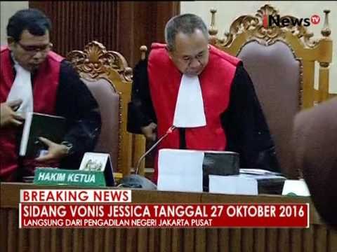 Sidang vonis Jessica akan digelar Kamis, 27 Oktober 2016 - iNews Breaking News 20/10