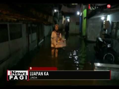 Hujan tidak berhenti mengguyur Jakarta, Kebon Jeruk terendam banjir 50 cm - iNews Pagi 24/10