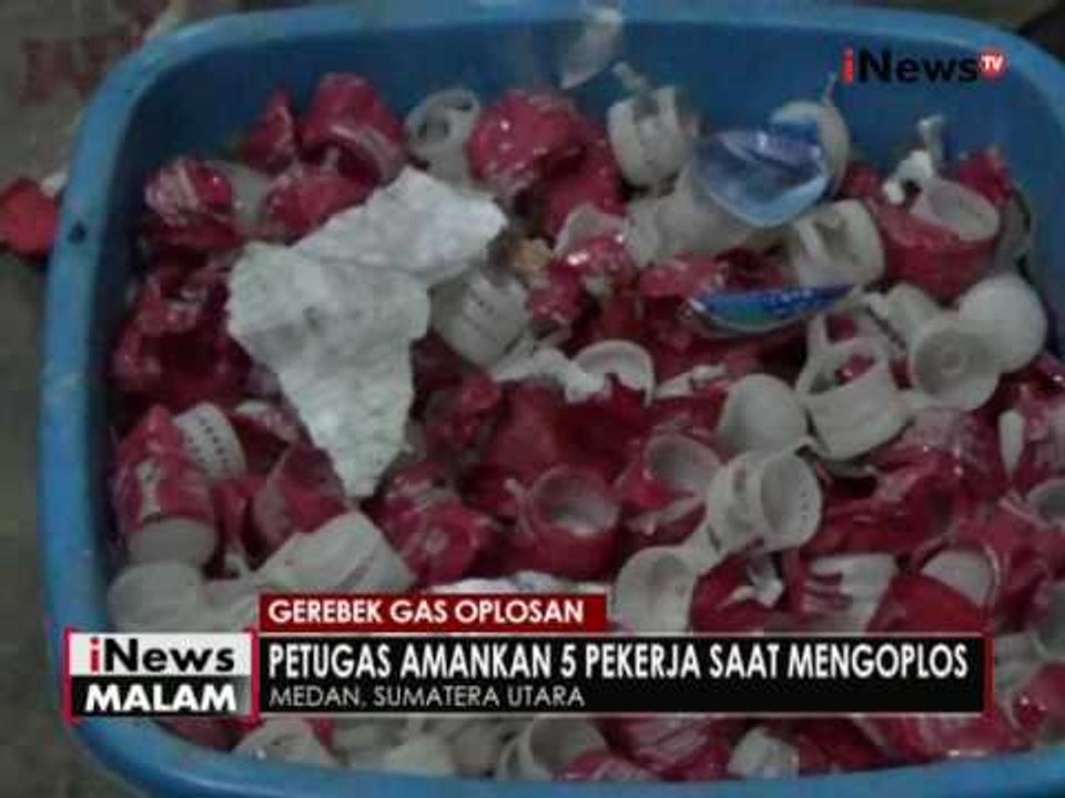 Polda Sumut gerebek sebuah tempat pengoplosan tabung gas - iNews Malam 23/10