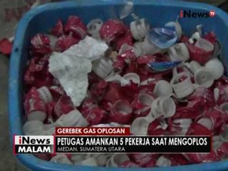 Polda Sumut gerebek sebuah tempat pengoplosan tabung gas - iNews Malam 23/10