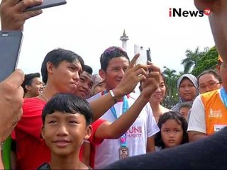 Download Video: Bacawagub Sandiaga Uno ikuti acara Jakarta Marathon 2016 - iNews Pagi 24/10