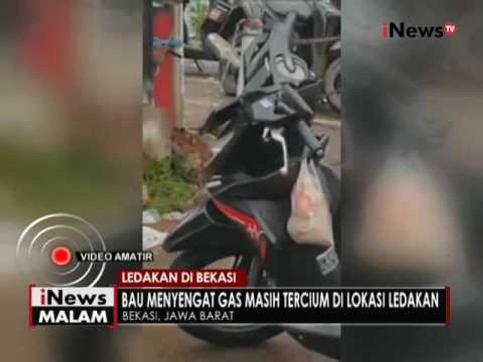 Detik-detik ledakan tabung gas di Bekasi - iNews Malam 23/10