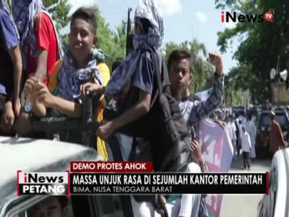 Demo protes Ahok terkait penistaan agama terjadi dibeberapa daerah - iNews Petang 21/10