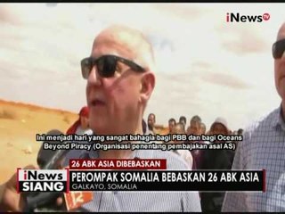 26 ABK asal Asia dibebaskan perompak Somalia - iNews Siang 24/10
