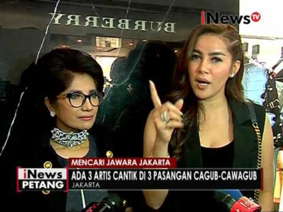 Mencari jawara Jakarta, ada 3 artis cantik di 3 pasangan cagub dan cawagub - iNews Petang 24/10